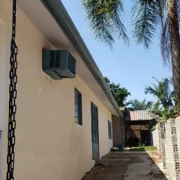 Fachada de uma residência em Lajeado, Brasil.