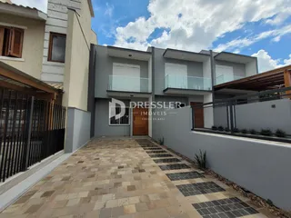 Fachada de um imóvel residencial em Lajeado, Brasil.