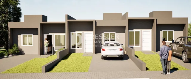 Casa geminada com 2 dormitórios
