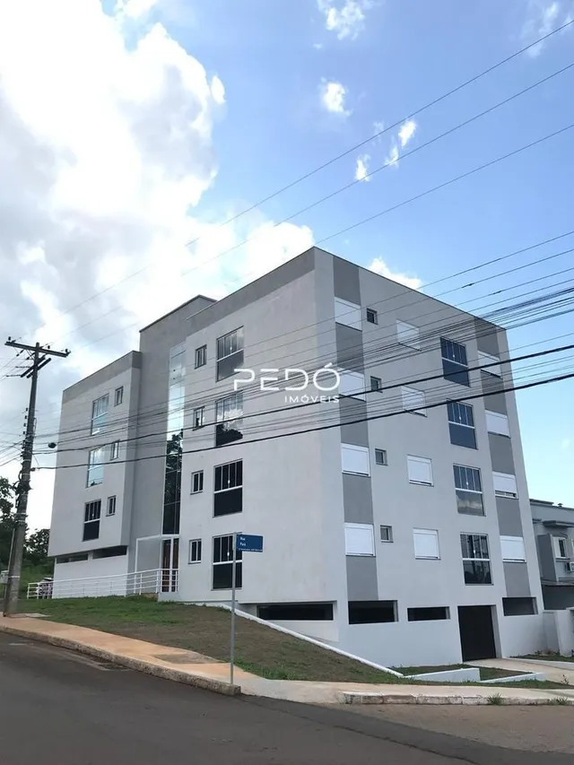 Fachada de um prédio residencial em Lajeado, Brasil.