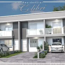 Fachada de um prédio residencial em Lajeado, Brasil com varandas.