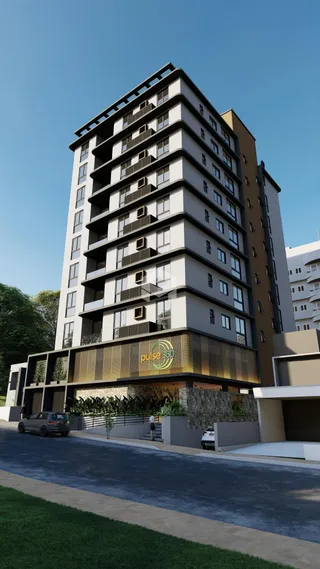 Fachada de um prédio residencial em Lajeado, Brasil.