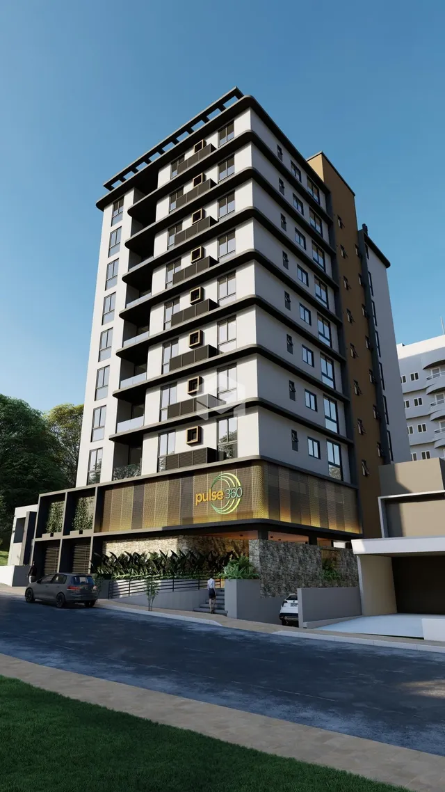 Fachada de um prédio residencial em Lajeado, Brasil.