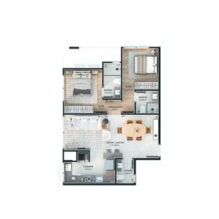 Apartamento com 2 dormitórios, foto 10