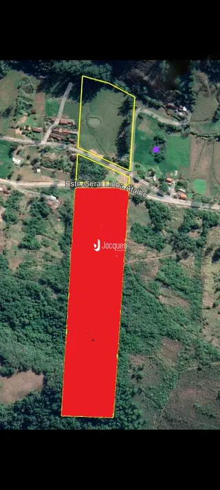 Imagem aérea de uma propriedade em Lajeado, Brasil.