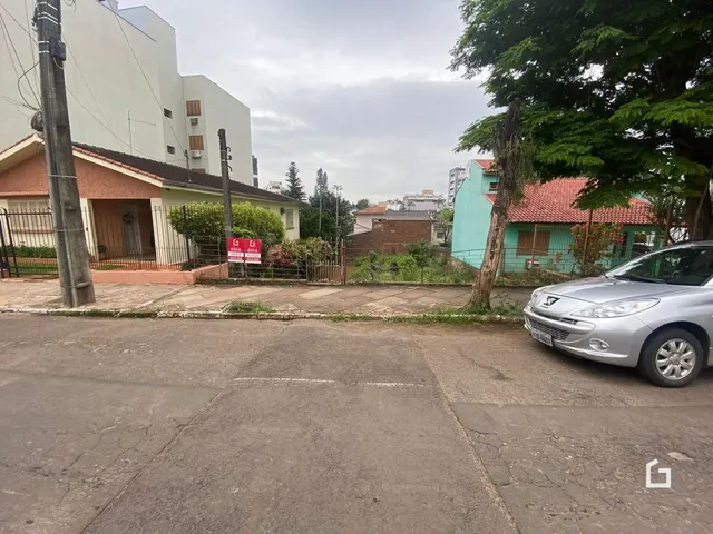 Vista da fachada de uma residência em Lajeado, Brasil.