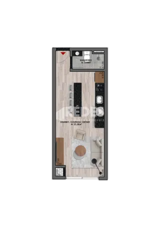 Apartamento com 1 dormitório, foto 6