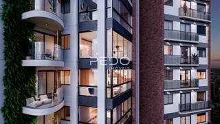 Fachada de um prédio residencial moderno em Lajeado, Brasil.