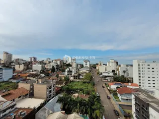 Vista aérea de uma área residencial em Lajeado, Brasil.
