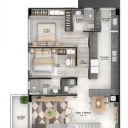 Apartamento com 2 dormitórios, foto 28
