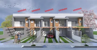 Fachada moderna de uma casa residencial em Lajeado, Brasil, com jardim frontal.