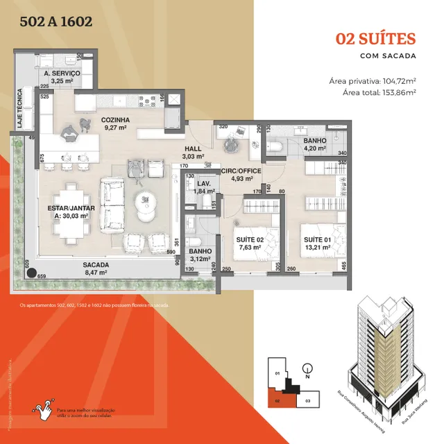 Apartamento com 2 dormitórios, foto 3