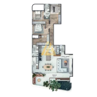 Apartamento com 3 dormitórios, foto 15