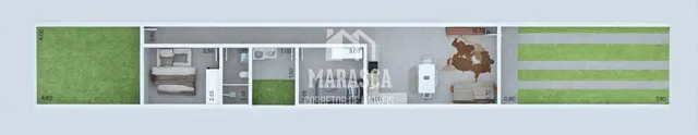 Casa geminada com 2 dormitórios, foto 3