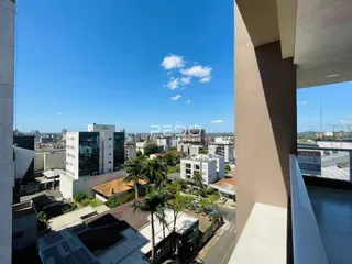 Vista panorâmica de edifícios na paisagem de Lajeado.