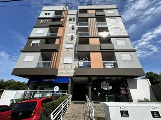 Fachada de um prédio residencial em Lajeado, Brasil.