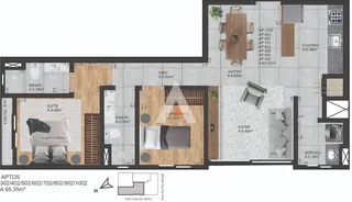 Apartamento com 2 dormitórios, foto 2