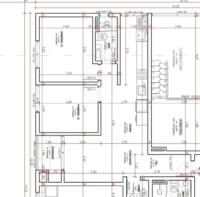 Apartamento com 2 dormitórios, foto 3
