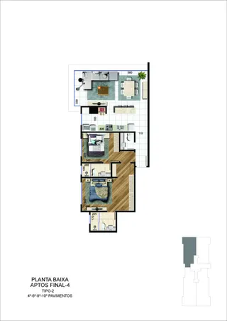 Apartamento com 1 dormitório, foto 27