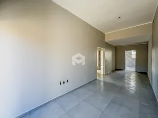 Corredor interno de uma residência em Lajeado, Brasil.