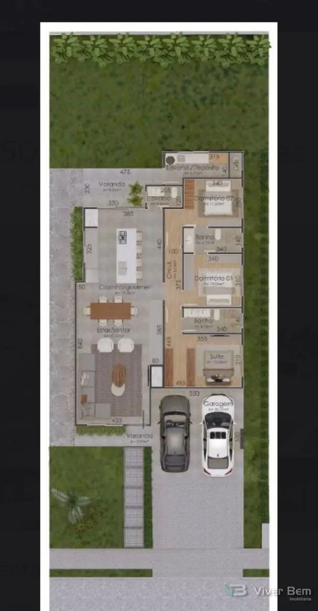 Casa com 3 dormitórios