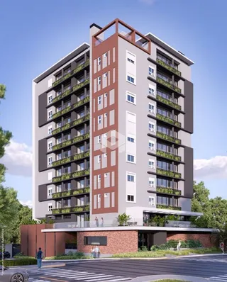 Fachada de um prédio residencial em Lajeado, Brasil.