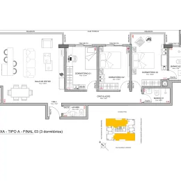 Apartamento com 3 dormitórios, foto 14