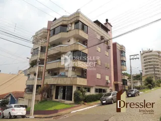 Fachada de um prédio residencial em Lajeado, Brasil.