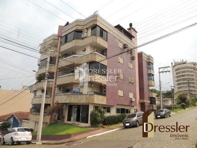 Fachada de um prédio residencial em Lajeado, Brasil.