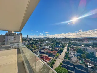 Vista aérea de uma área residencial em Lajeado, Brasil.
