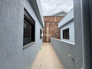 Vista da fachada de um imóvel em Lajeado, Brasil.
