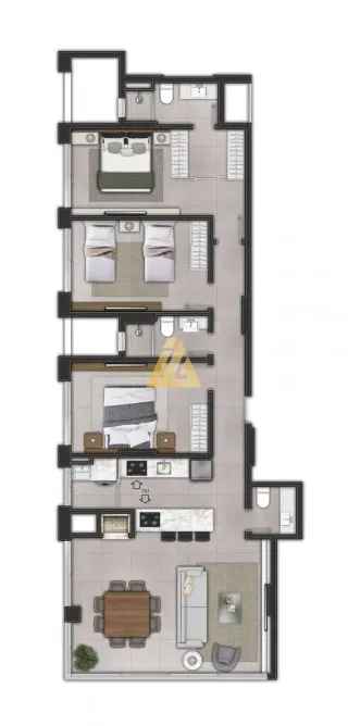Apartamento com 3 dormitórios, foto 18