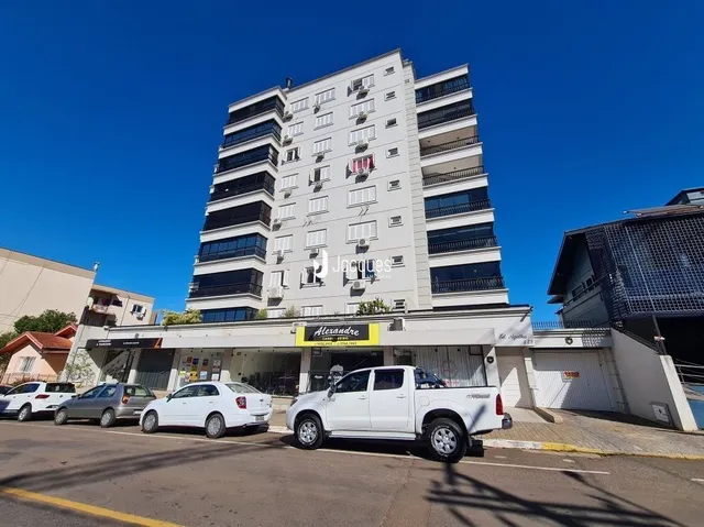 Fachada de um prédio residencial em Lajeado, Brasil.