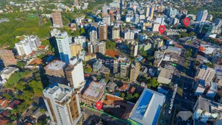 Vista aérea de uma área urbana em Lajeado, Brasil.