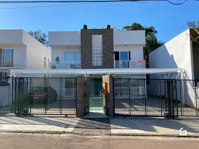 Fachada de uma residência em Lajeado, Brasil.