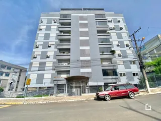 Fachada de um prédio residencial em Lajeado, Brasil.