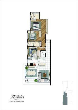 Apartamento com 2 dormitórios, foto 7