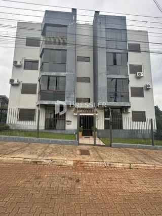 Fachada de um prédio residencial em Lajeado, Brasil.
