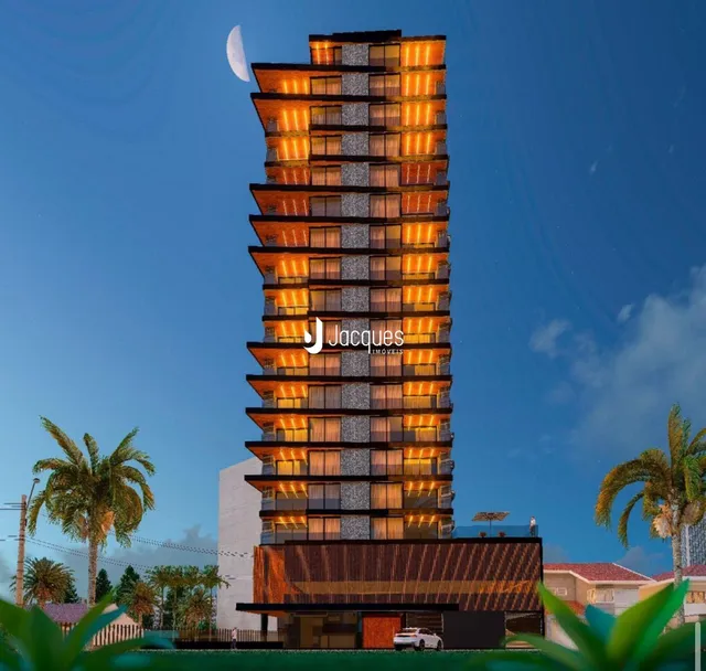 Fachada de um edifício residencial em Lajeado, Brasil.