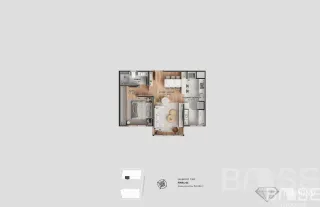 Apartamento com 1 dormitório, foto 2