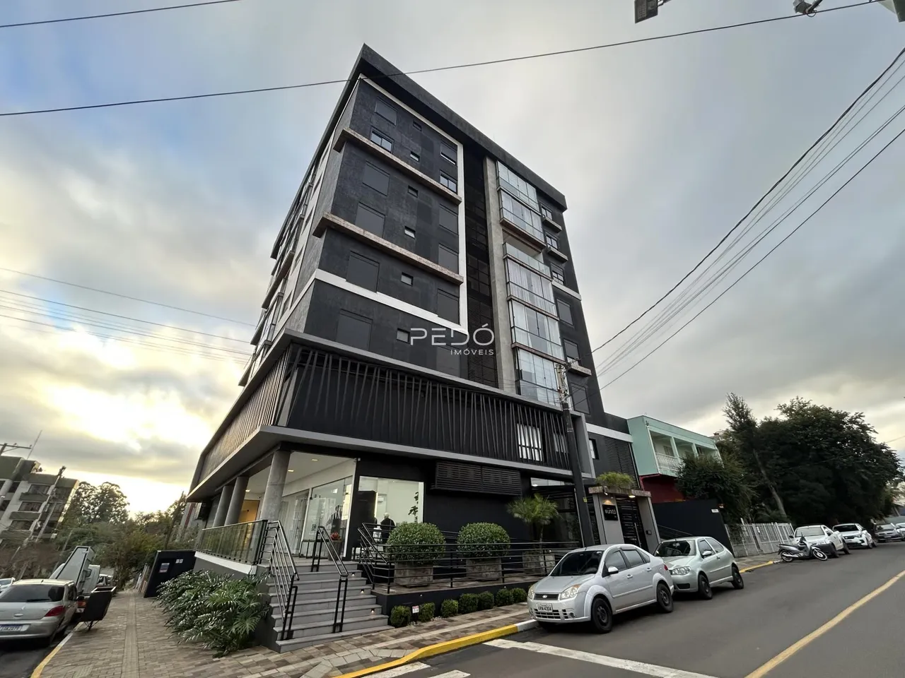 Fachada de um prédio residencial em Lajeado, Brasil.