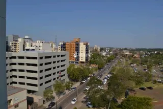 Vista externa de edifícios residenciais em Lajeado.