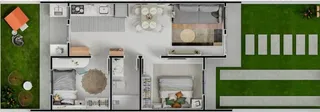 Casa geminada com 2 dormitórios, foto 6