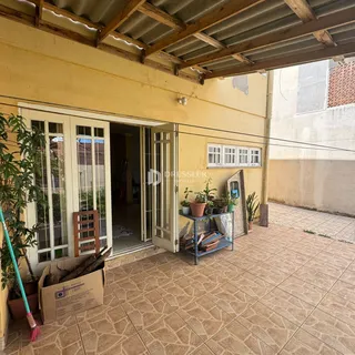 Vista da área externa de uma residência em Lajeado, Brasil.
