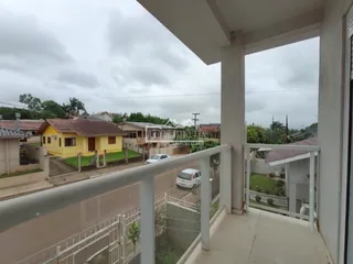 Vista da varanda de uma propriedade em Lajeado, Brasil.