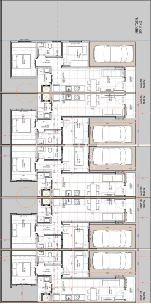 Casa geminada com 2 dormitórios, foto 2