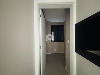 Hall de entrada de um imóvel em Lajeado, Brasil.