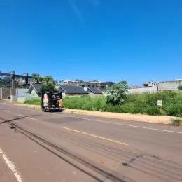 Vista de uma estrada em Lajeado, Brasil.