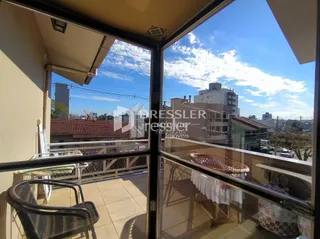 Vista da varanda de uma propriedade em Lajeado.
