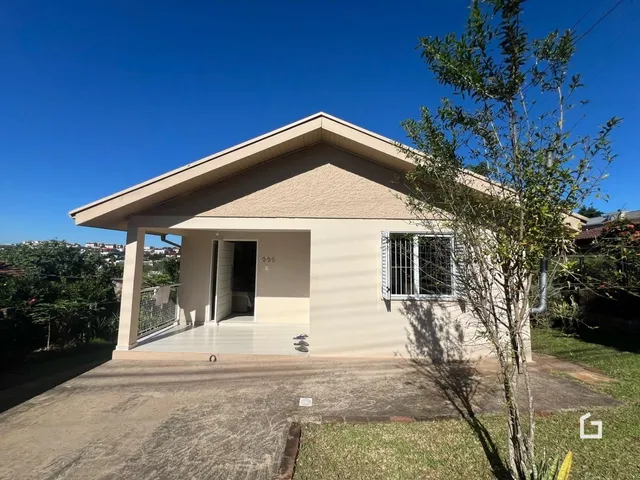 Fachada de uma casa em Lajeado, Brasil.